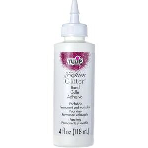 new Tulip Fashion Glitter Bond Glue Permanent Fabric Adhesive Washable Clear‎